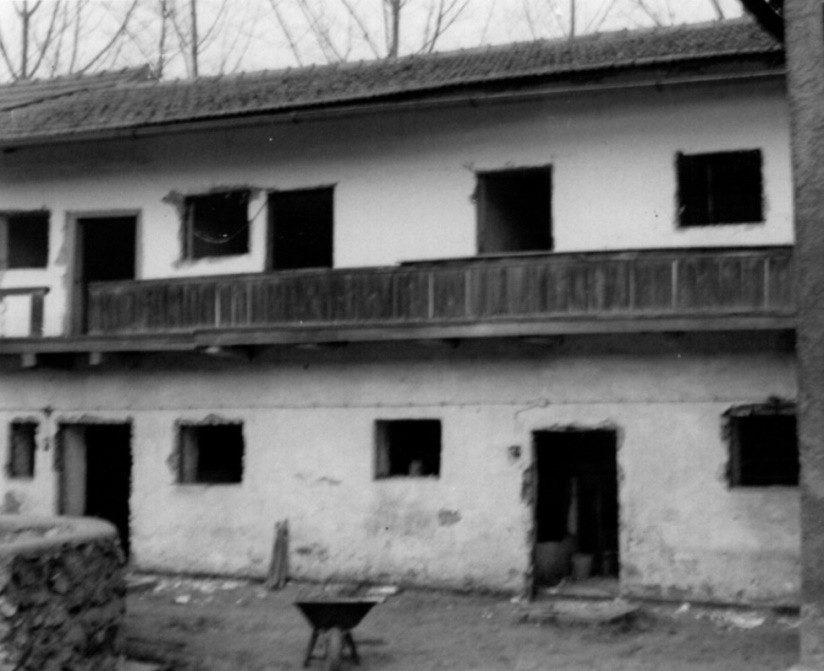 Abb. 32: Abriss des alten Mühlengebäudes am 13.2.1974